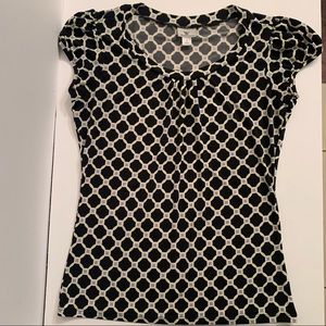 Worthington Small Black & Yellow Top